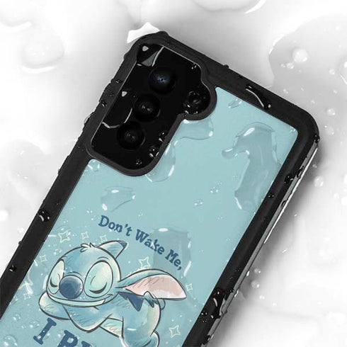 Disney Lilo and Stitch Dont Wake Me I Bite Galaxy S24 Waterproof Case